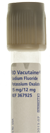 closeup of specimen collection tube